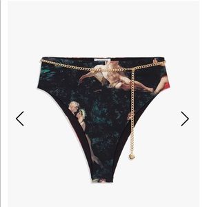 We Wore What Belted Emily Painted Angels Bikini Bottoms